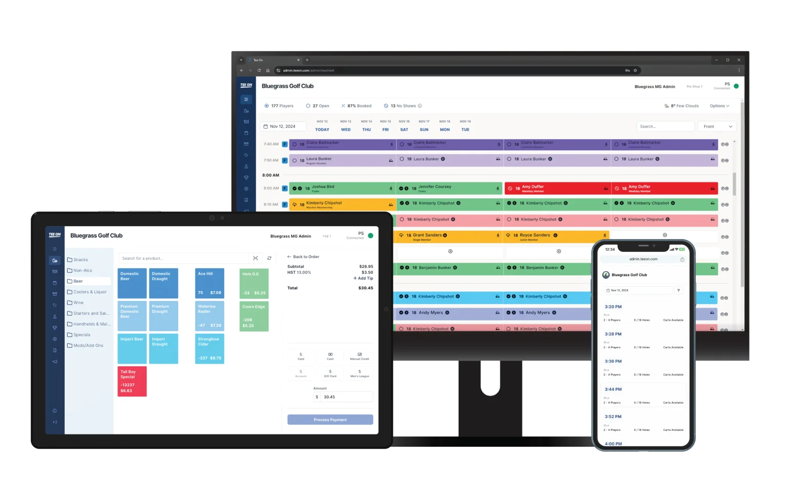Tee On Cloud on multiple devices