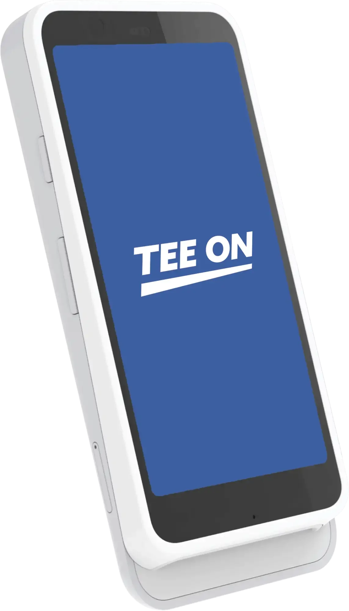 Stripe terminal displaying Tee On Payments